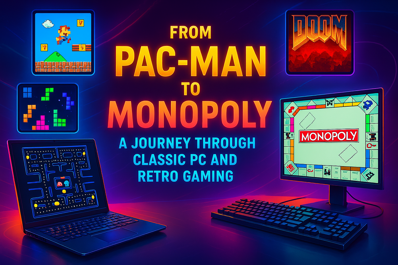 From Pac-Man to Monopoly: A Journey Through Classic PC and Retro Gaming
